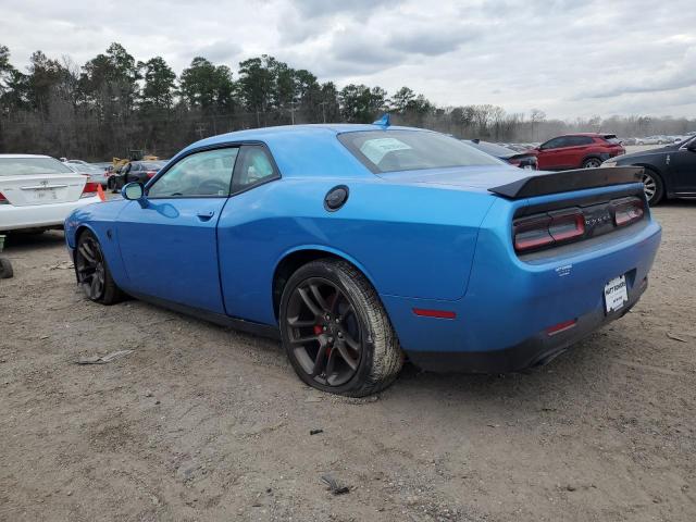 2C3CDZC91PH629339 - 2023 DODGE CHALLENGER SRT HELLCAT BLUE photo 2