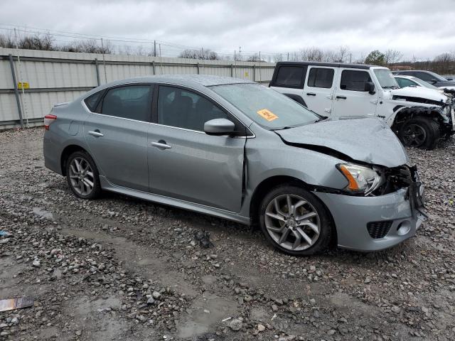 3N1AB7AP3EY290592 - 2014 NISSAN SENTRA S SILVER photo 4