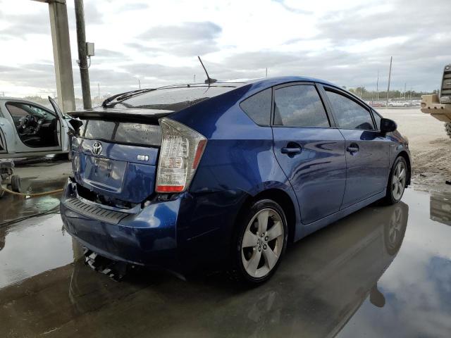 JTDKN3DU8A0077628 - 2010 TOYOTA PRIUS BLUE photo 3