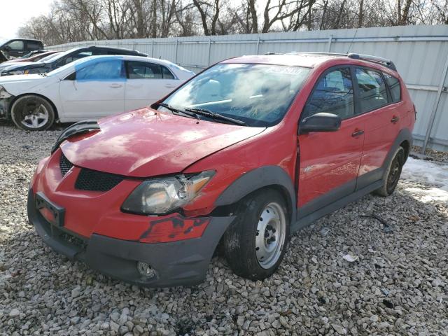 5Y2SL62804Z449668 - 2004 PONTIAC VIBE RED photo 1