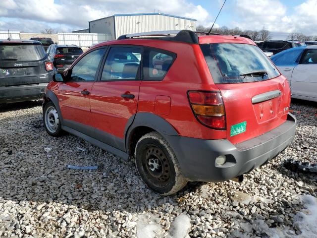 5Y2SL62804Z449668 - 2004 PONTIAC VIBE RED photo 2