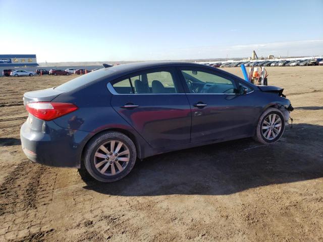 KNAFX4A8XF5279452 - 2015 KIA FORTE EX BLUE photo 3