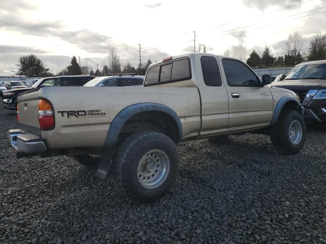 5TEWN72N72Z028507 - 2002 TOYOTA TACOMA XTRACAB TAN photo 3