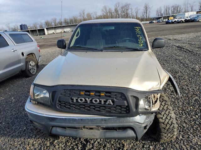 5TEWN72N72Z028507 - 2002 TOYOTA TACOMA XTRACAB TAN photo 5