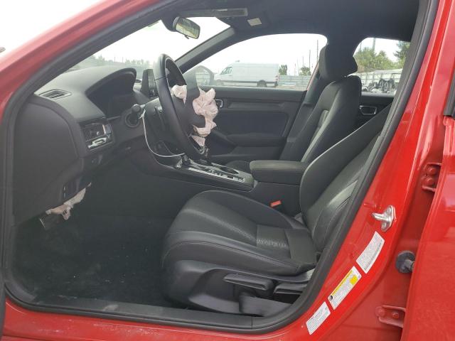 2HGFE2F53NH553370 - 2022 HONDA CIVIC SPORT RED photo 7