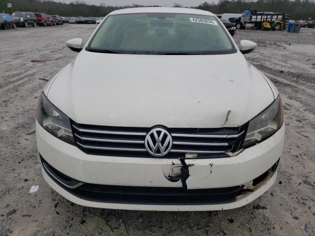 1VWBH7A39CC094124 - 2012 VOLKSWAGEN PASSAT SE WHITE photo 5