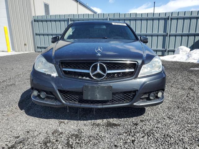 WDDGF8FB2CA602617 - 2012 MERCEDES-BENZ C 250 4MATIC BLACK photo 5