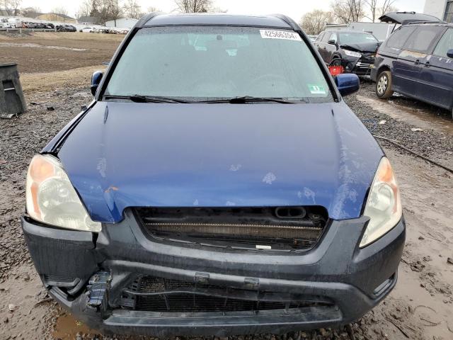 SHSRD78813U124159 - 2003 HONDA CR-V EX BLUE photo 5