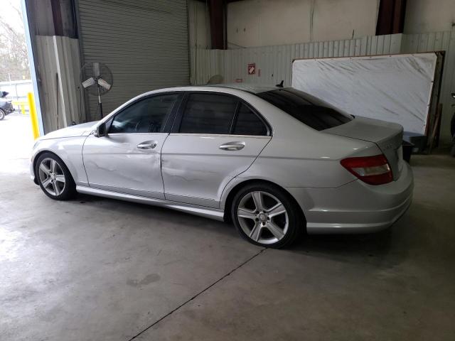 WDDGF5EB5BA477725 - 2011 MERCEDES-BENZ C 300 SILVER photo 2