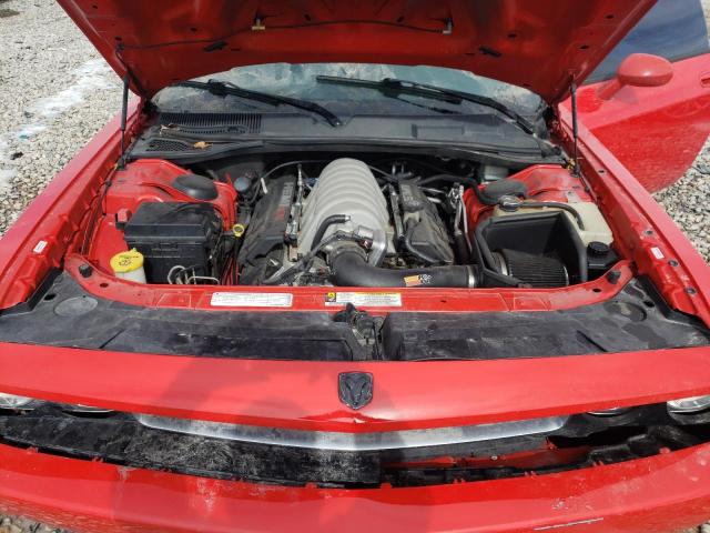 2B3LJ74W09H579826 - 2009 DODGE CHALLENGER SRT-8 RED photo 11