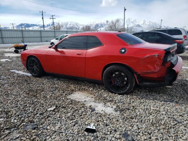 2B3LJ74W09H579826 - 2009 DODGE CHALLENGER SRT-8 RED photo 2