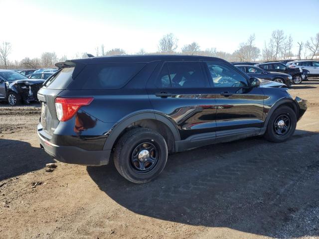 1FM5K8AB1MGC41007 - 2021 FORD EXPLORER POLICE INTERCEPTOR BLACK photo 3