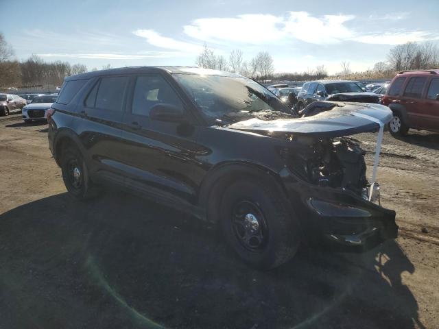 1FM5K8AB1MGC41007 - 2021 FORD EXPLORER POLICE INTERCEPTOR BLACK photo 4