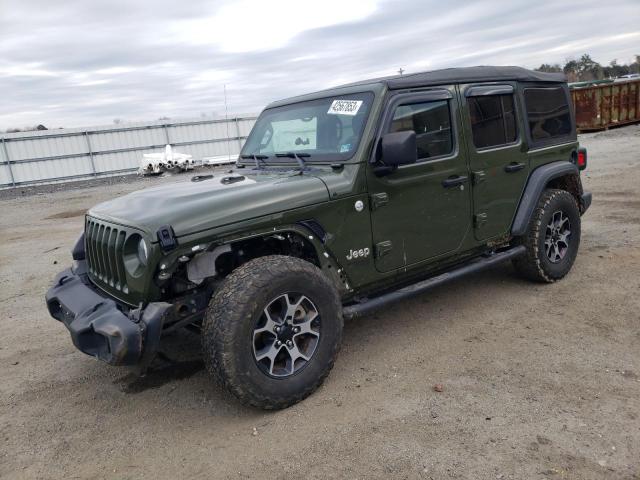 1C4HJXDG8LW278341 - 2020 JEEP WRANGLER U SPORT მწვანე ფოტო 1