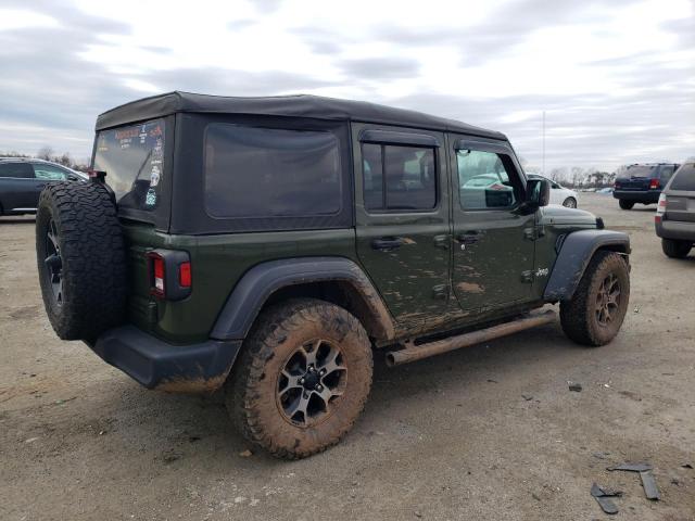 1C4HJXDG8LW278341 - 2020 JEEP WRANGLER U SPORT მწვანე ფოტო 3