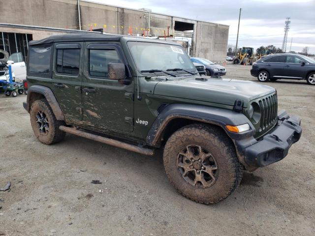 1C4HJXDG8LW278341 - 2020 JEEP WRANGLER U SPORT მწვანე ფოტო 4