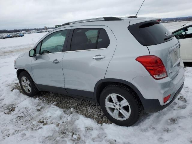 3GNCJLSB7KL336204 - 2019 CHEVROLET TRAX 1LT SILVER photo 2