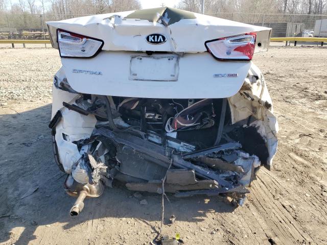 5XXGN4A73FG492646 - 2015 KIA OPTIMA EX WHITE photo 6