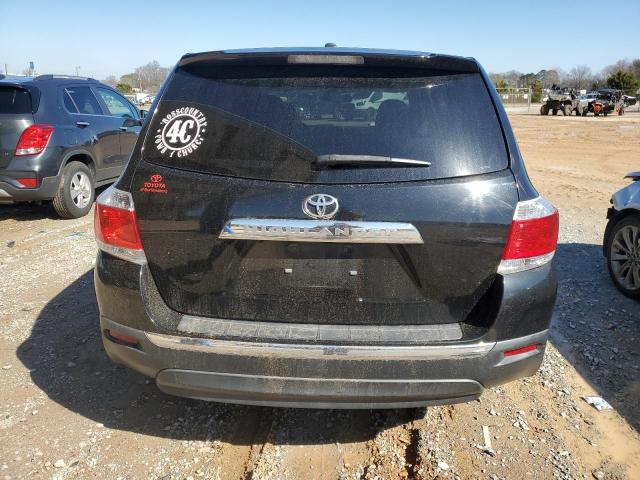 5TDZK3EH8BS044135 - 2011 TOYOTA HIGHLANDER BASE BLACK photo 6