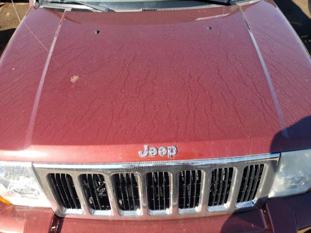 1J8HG48K37C598288 - 2007 JEEP COMMANDER MAROON photo 11