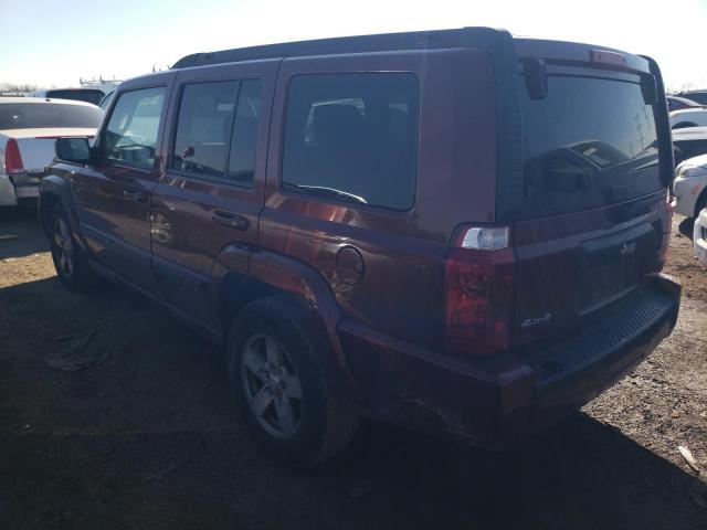 1J8HG48K37C598288 - 2007 JEEP COMMANDER MAROON photo 2