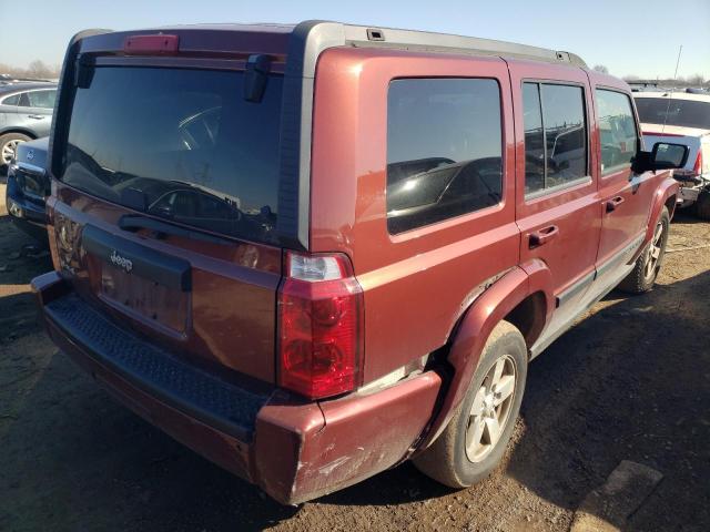 1J8HG48K37C598288 - 2007 JEEP COMMANDER MAROON photo 3