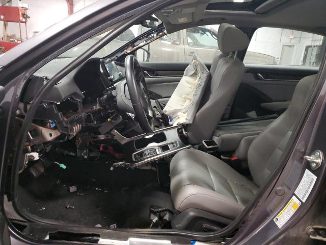 1HGCV2F5XJA024333 - 2018 HONDA ACCORD EXL GRAY photo 7