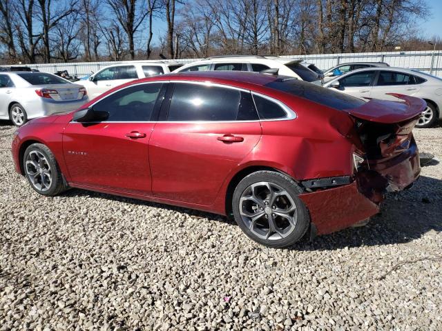 1G1ZG5ST9KF215280 - 2019 CHEVROLET MALIBU RS MAROON photo 2