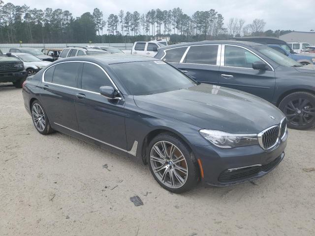 WBA7E4C59JGV24011 - 2018 BMW 740 XI GRAY photo 4