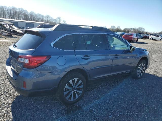 4S4BSANC2H3378581 - 2017 SUBARU OUTBACK 2.5I LIMITED BLUE photo 3