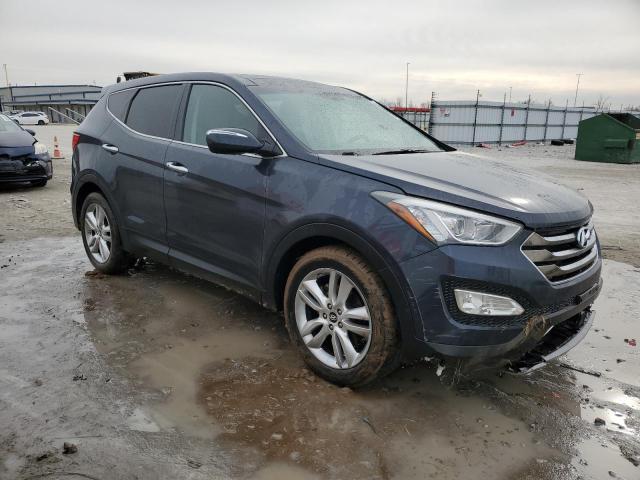 5XYZWDLA4DG098063 - 2013 HYUNDAI SANTA FE S BLUE photo 4