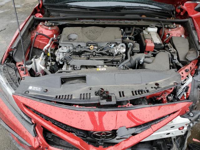 4T1T11AK0RU232258 - 2024 TOYOTA CAMRY SE NIGHT SHADE RED photo 11