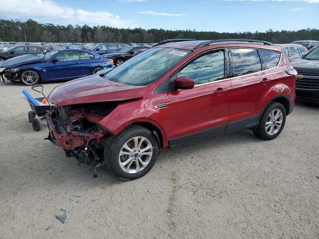 1FMCU9GD1JUC56216 - 2018 FORD ESCAPE SE RED photo 1