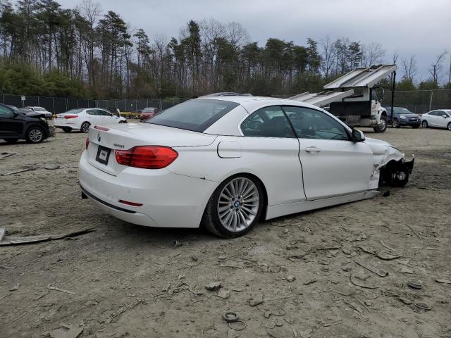 WBA3V7C51G5A26263 - 2016 BMW 428 I SULEV WHITE photo 3