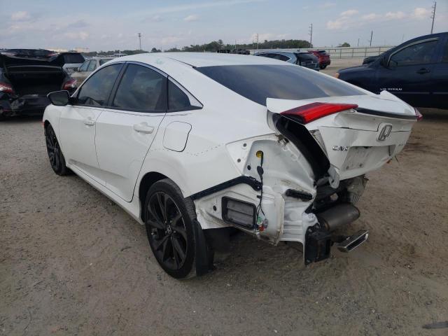 2HGFC2F82LH510698 - 2020 HONDA CIVIC SPORT 白色 照片 2