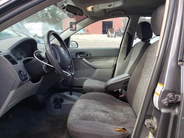 1FAHP34N55W166109 - 2005 FORD FOCUS ZX4 GRAY photo 7