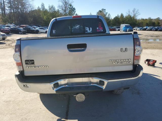 5TFJU4GN2FX074604 - 2015 TOYOTA TACOMA DOUBLE CAB PRERUNNER SILVER photo 6