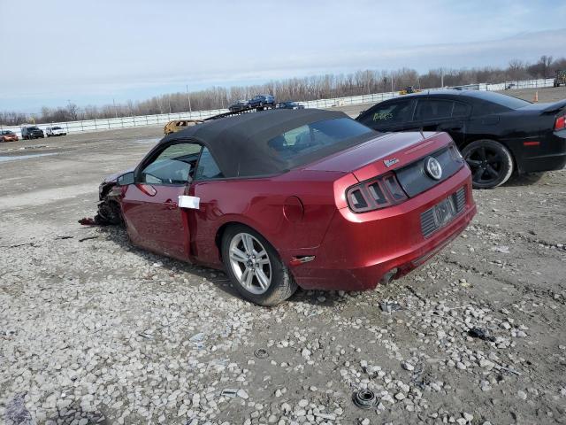 1ZVBP8EM7E5240068 - 2014 FORD MUSTANG BURGUNDY photo 2