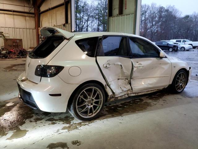 JM1BK34L081179459 - 2008 MAZDA SPEED 3 WHITE photo 3