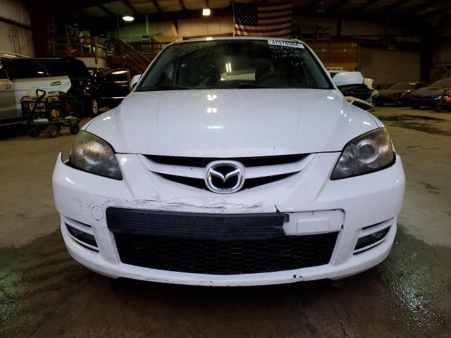 JM1BK34L081179459 - 2008 MAZDA SPEED 3 WHITE photo 5