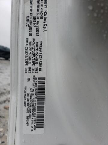 ZFBERFBT1G6C54710 - 2016 RAM PROMASTER SLT Білий фото 13