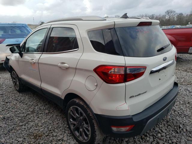 MAJ3S2KE5KC260476 - 2019 FORD ECOSPORT TITANIUM WHITE photo 2