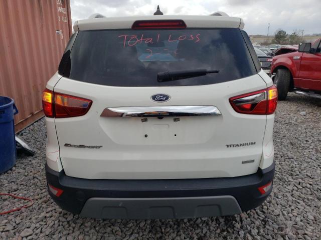 MAJ3S2KE5KC260476 - 2019 FORD ECOSPORT TITANIUM WHITE photo 6