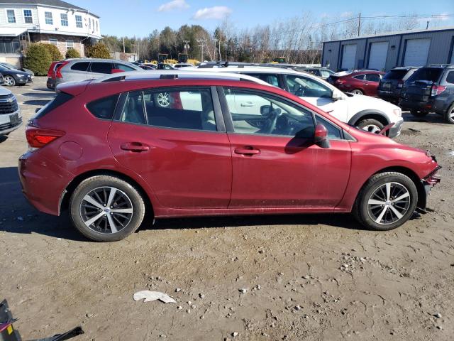 4S3GTAD64K3716881 - 2019 SUBARU IMPREZA PREMIUM BURGUNDY photo 3