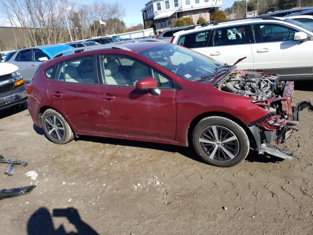 4S3GTAD64K3716881 - 2019 SUBARU IMPREZA PREMIUM BURGUNDY photo 4