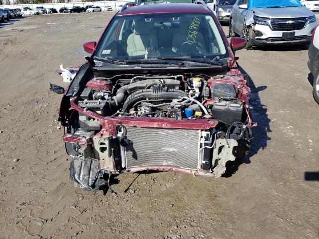 4S3GTAD64K3716881 - 2019 SUBARU IMPREZA PREMIUM BURGUNDY photo 5