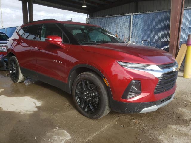 3GNKBDRS0NS171174 - 2022 CHEVROLET BLAZER 3LT RED photo 4