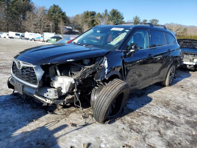 5TDGZRBH4LS001214 - 2020 TOYOTA HIGHLANDER XLE BLACK photo 1