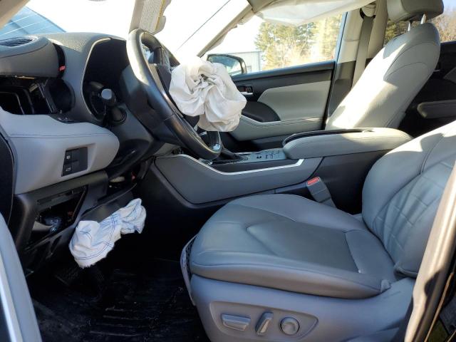 5TDGZRBH4LS001214 - 2020 TOYOTA HIGHLANDER XLE BLACK photo 7