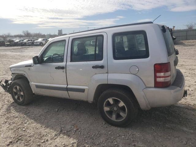 1J8GN28K18W144210 - 2008 JEEP LIBERTY SPORT SILVER photo 2